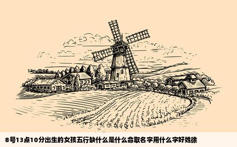 8号13点10分出生的女孩五行缺什么是什么命取名字用什么字好姓徐