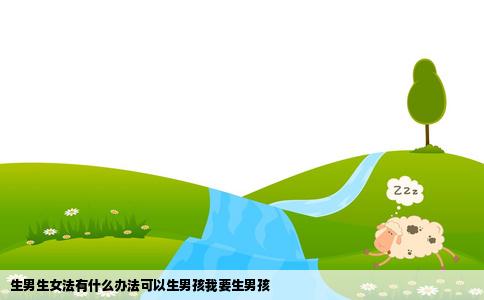 生男生女法有什么办法可以生男孩我要生男孩
