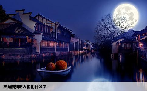 生肖属狗的人能用什么字