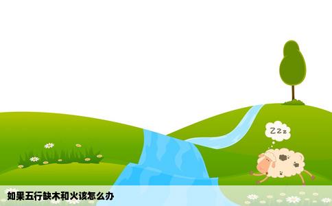 如果五行缺木和火该怎么办