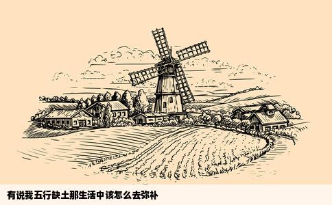 有说我五行缺土那生活中该怎么去弥补