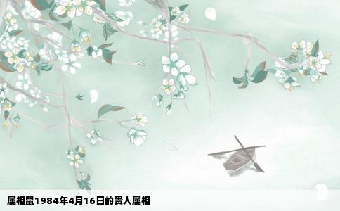 属相鼠1984年4月16日的贵人属相