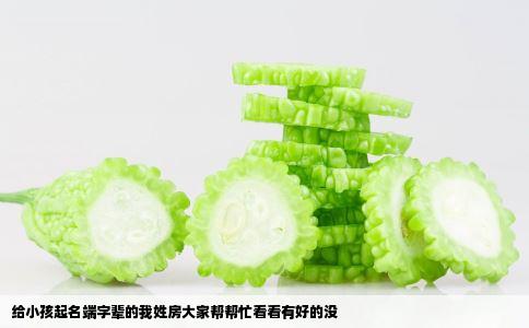 给小孩起名端字辈的我姓房大家帮帮忙看看有好的没