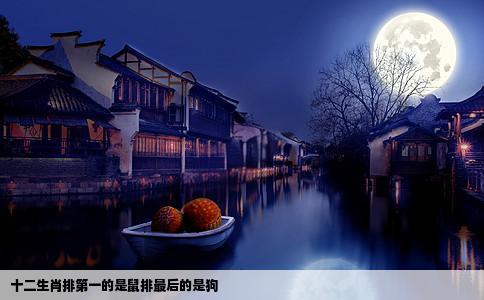 十二生肖排第一的是鼠排最后的是狗
