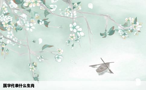 属字代表什么生肖