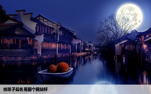 给孩子起名用那个网站好