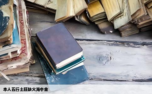 本人五行土旺缺火海中金